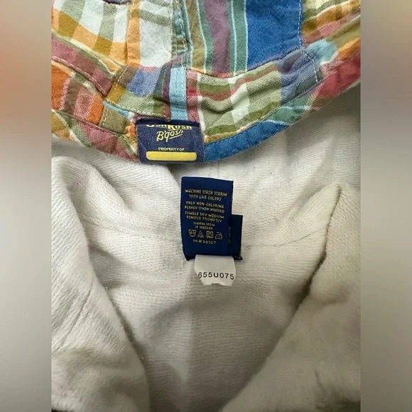 Vintage Oshkosh Boys Jacket Infant 12 Months Patchwork
